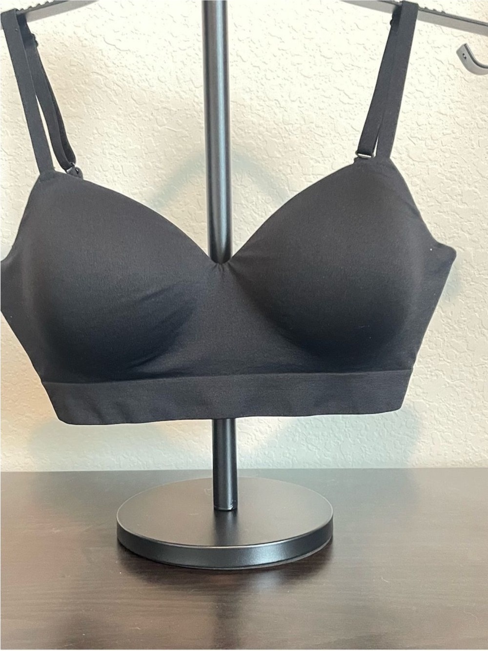 Shapermint Black Seamless Wireless bra L